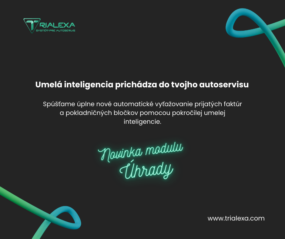 Umelá inteligencia prichádza do tvojho autoservisu